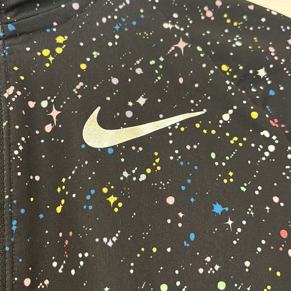 Nike Youth Athletic Zip Long Sleeve Space Print Size XL - Picture 3 of 5